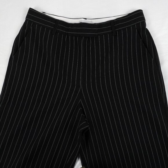 Reformation Carter Mid Rise Pant in Black Stripe Women's Size US 6 (NWT) - Picture 3 of 9